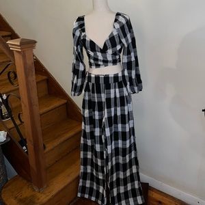 New Black&White Checkered 2-Piece Outfit!